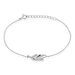 Bracelet Isae Argent Blanc Oxyde De Zirconium - Bracelets fantaisie Femme | Marc Orian