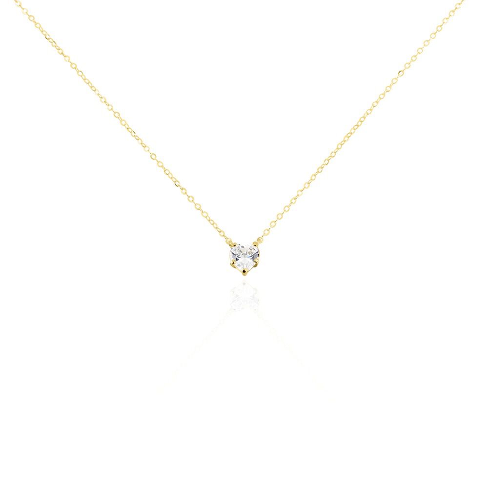 Collier Or Jaune Ava Oxyde De Zirconium - Colliers avec pierres Enfant | Marc Orian