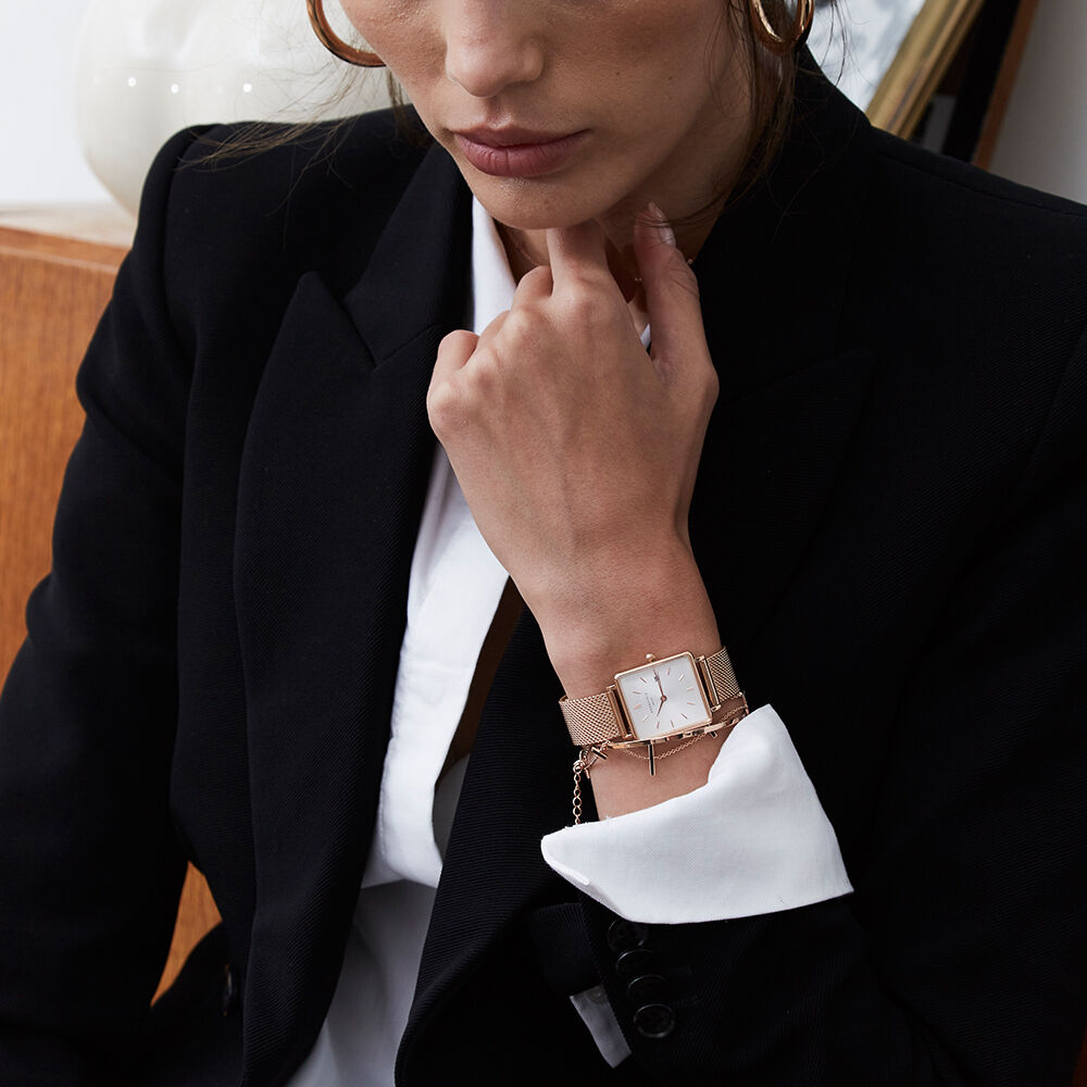 Montre Rosefield The Boxy Blanc - Montres étanches Femme | Marc Orian