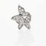 Boucles D'oreilles Puces Cadfan Argent Blanc Oxyde - Puces Femme | Marc Orian