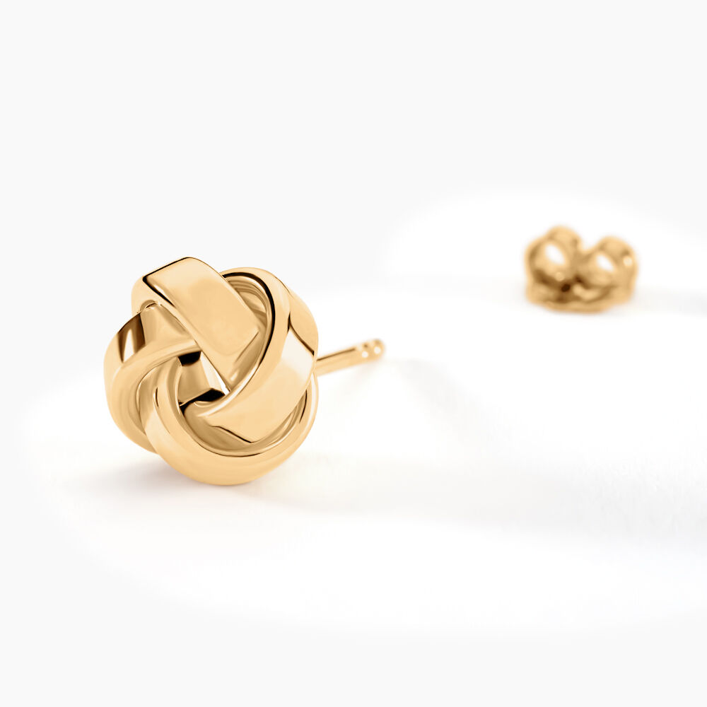 Boucles D'oreilles Puces Or Jaune Gauderique - Puces Femme | Marc Orian