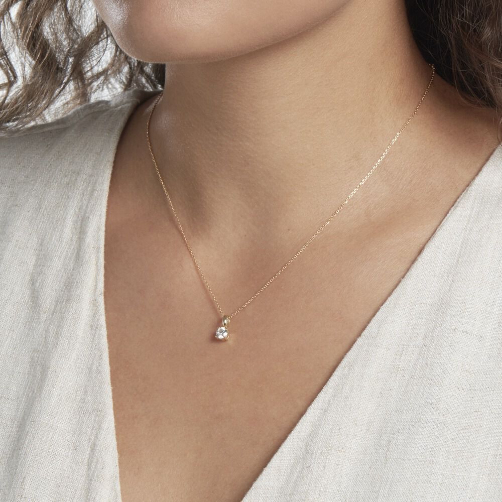 Pendentif Victoria Or Jaune Diamant - Pendentifs Femme | Marc Orian