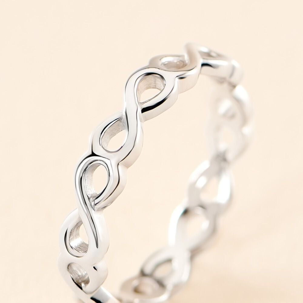 Bague Salma Argent Blanc - Bagues Femme | Marc Orian