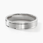 Alliance Patricio Palladium Blanc Ruban - Alliances duo Unisex | Marc Orian