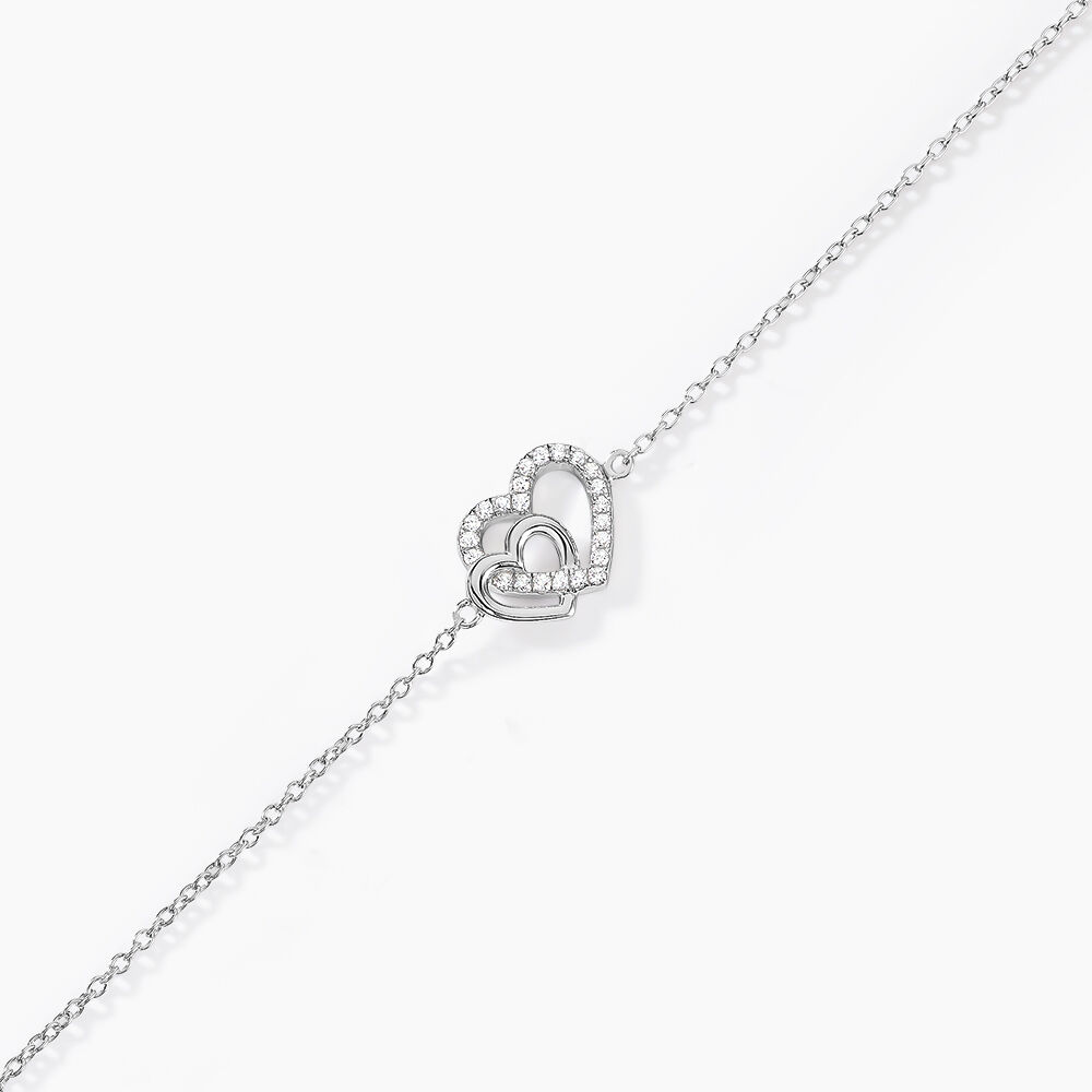 Bracelet Donatiane Argent Blanc Oxyde De Zirconium - Bracelets chaînes Femme | Marc Orian