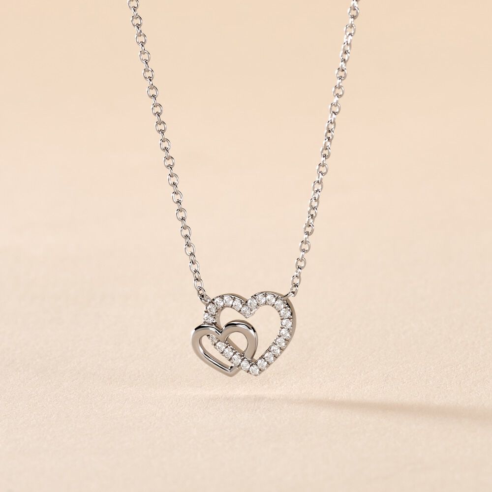 Collier Donatiane Argent Blanc Oxyde De Zirconium - Colliers avec pierres Femme | Marc Orian