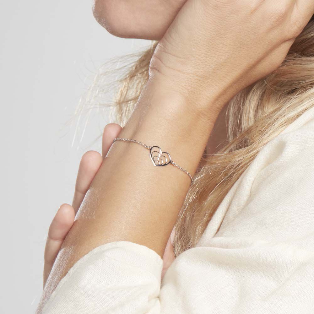 Bracelet Naleen Argent Blanc - Bracelets chaînes Femme | Marc Orian