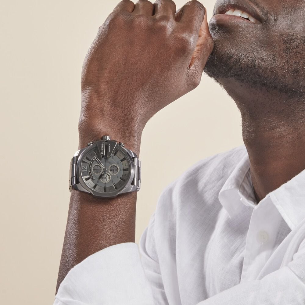 Montre Diesel Mega Chief Gris - Montres étanches Homme | Marc Orian