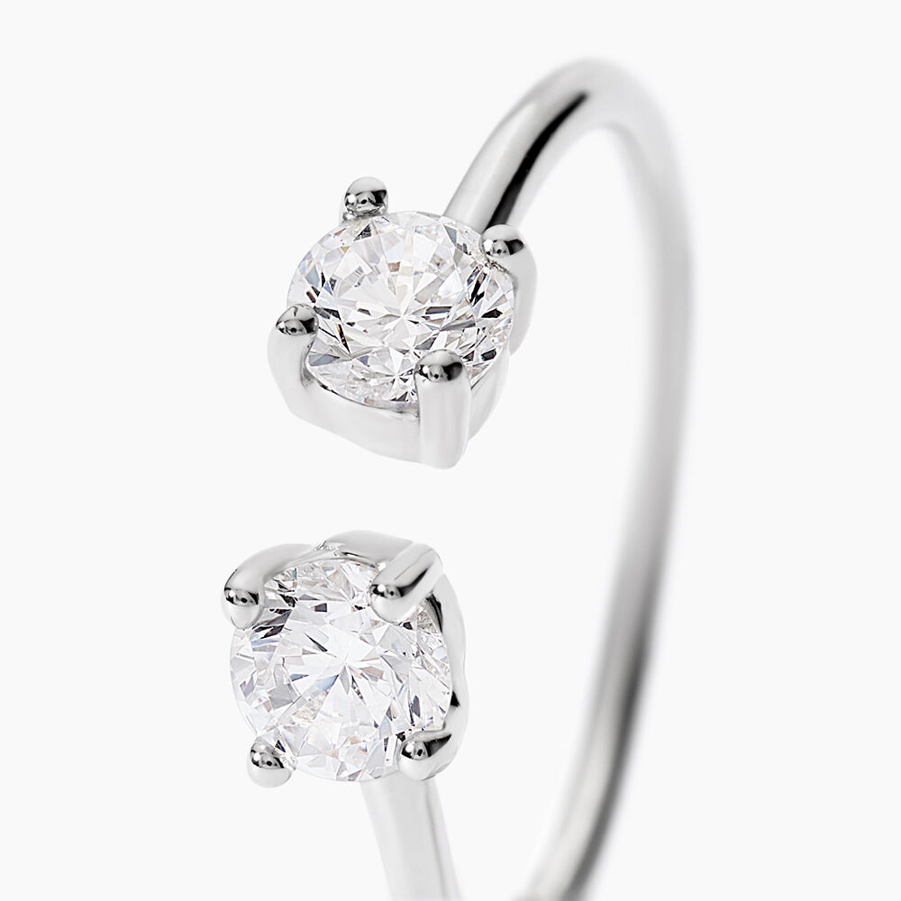 Bague Agnes Argent Blanc Oxyde De Zirconium - Bijoux fantaisie Femme | Marc Orian
