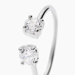 Bague Agnes Argent Blanc Oxyde De Zirconium - Bijoux fantaisie Femme | Marc Orian