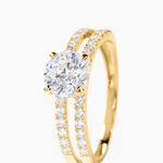 Bague Solitaire Or Jaune Cesarine Oxyde De Zirconium - Solitaires Femme | Marc Orian