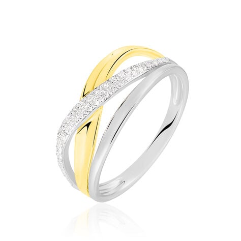 Bague Nene Or Bicolore Diamant - Bagues pierres précieuses Femme | Marc Orian