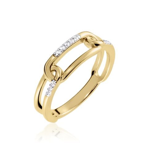 Bague Plaqu&eacute; Or Mietta Oxydes De Zirconium - Bijoux fantaisie Femme | Marc Orian