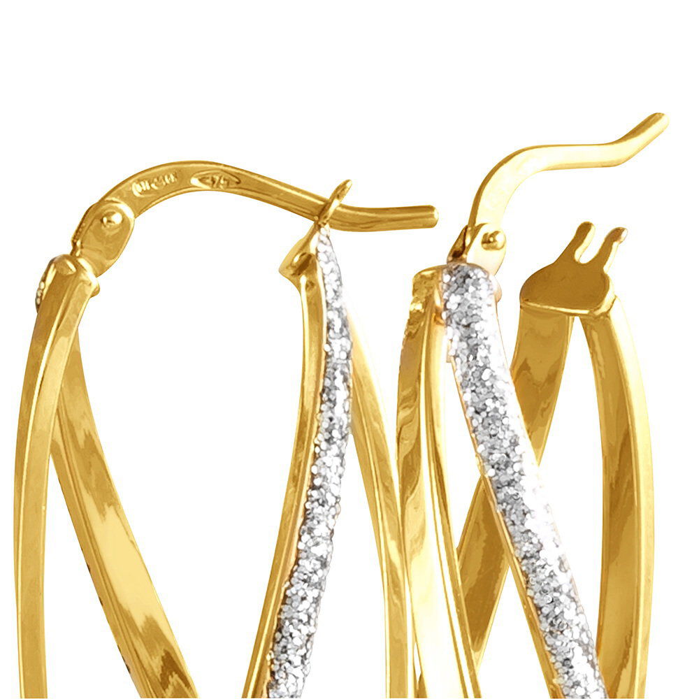 Cr&eacute;oles Merilyn Or Bicolore - Cr&eacute;oles Femme | Marc Orian