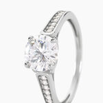 Bague Viky Argent Blanc Oxyde De Zirconium - Bijoux fantaisie Femme | Marc Orian