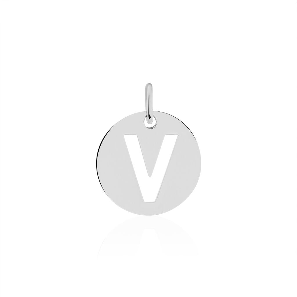 Pendentif Elio V Argent Blanc - Bijoux fantaisie Famille | Marc Orian