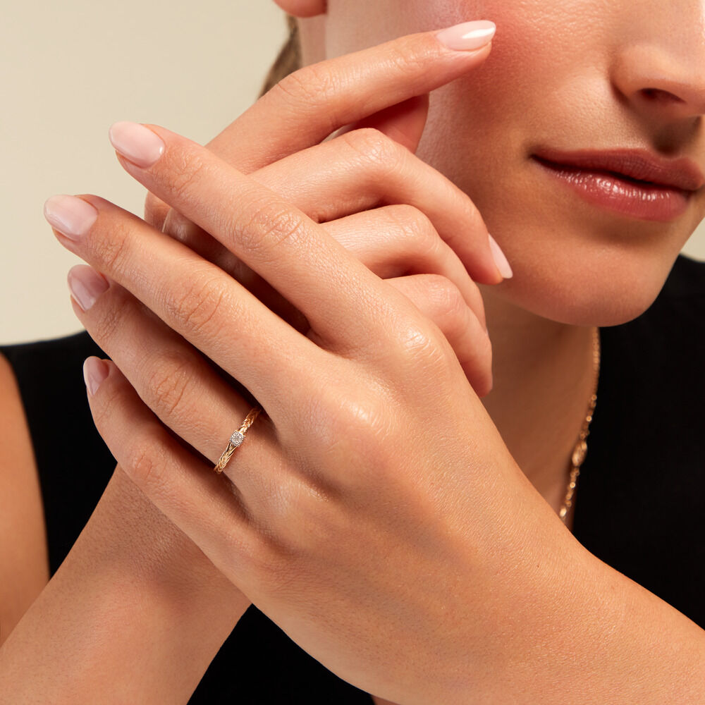 Bague Euthymius Or Jaune Diamant - Bagues pierres précieuses Femme | Marc Orian