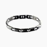 Bracelet Jourdan Halldor Acier Argent&eacute; - Bracelets cha&icirc;nes Homme | Marc Orian