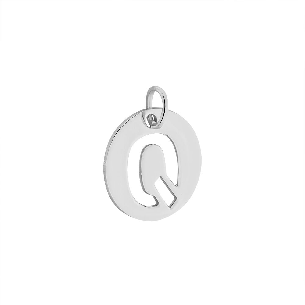 Pendentif Elio Q Argent Blanc - Pendentifs Famille | Marc Orian