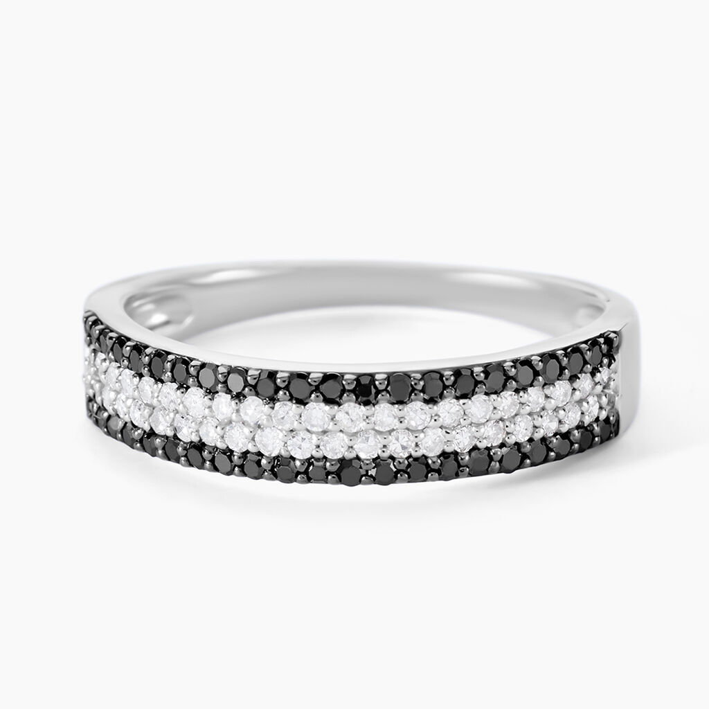 Bague Maissara Or Blanc Diamant - Bagues pierres pr&eacute;cieuses Femme | Marc Orian