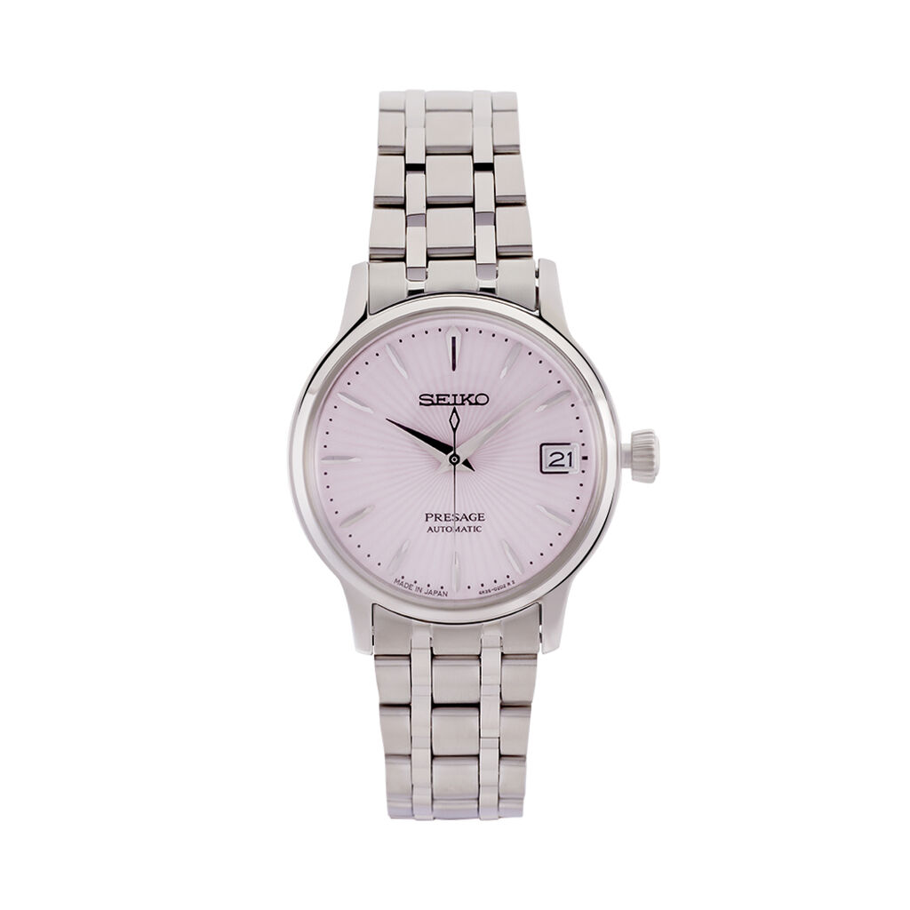 Montre Seiko Presage Cocktail Rose - Montres automatiques Femme | Marc Orian