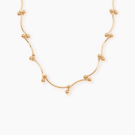 Collier Assma Plaqu&eacute; Or Jaune - Colliers ete Femme | Marc Orian