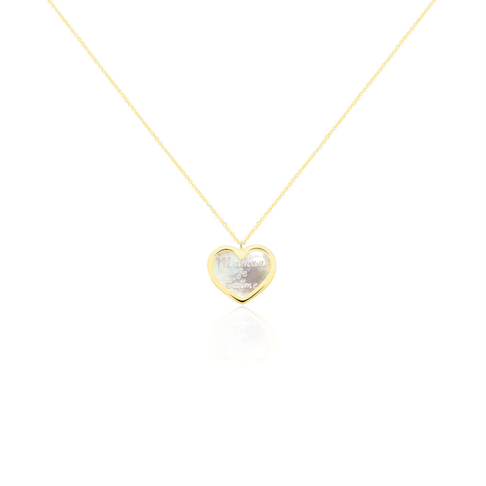 Collier Josine Or Jaune Nacre - Colliers avec pierres Femme | Marc Orian