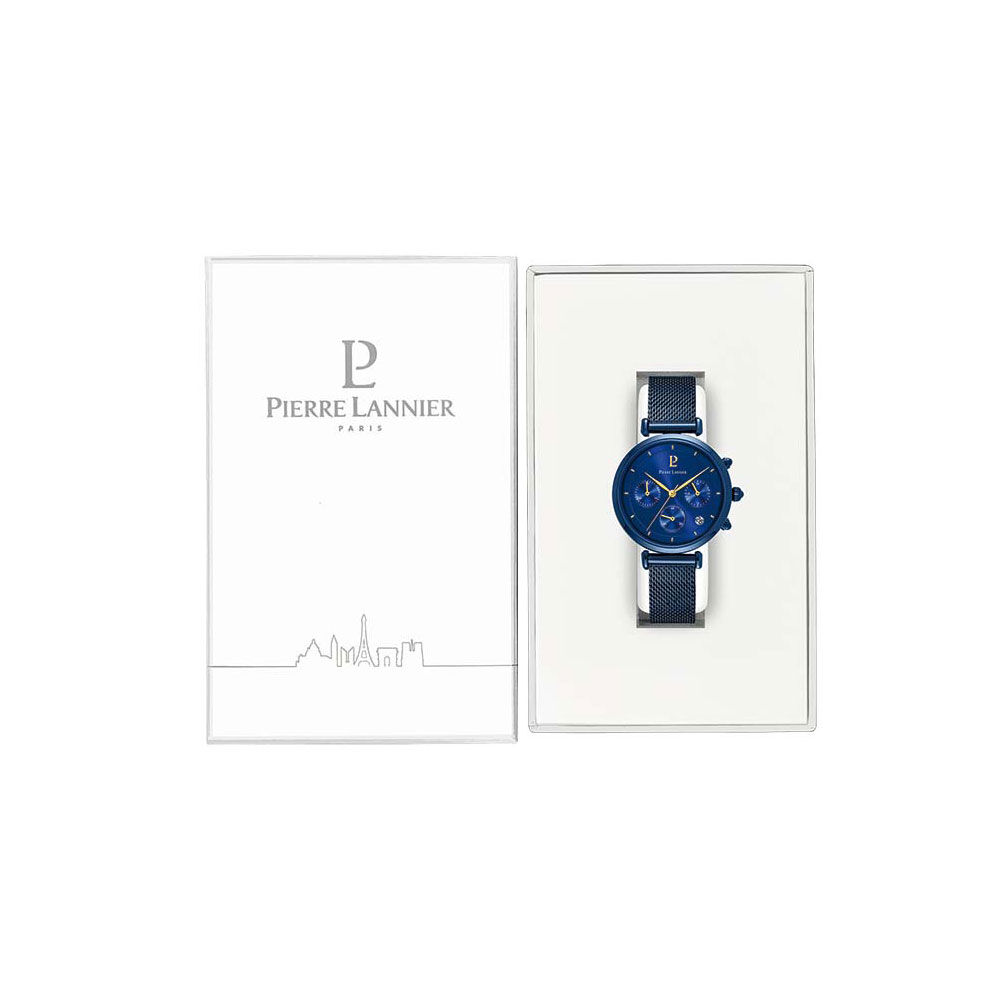Montre Pierre Lannier Lutecia Bleu - Montres classiques Femme | Marc Orian