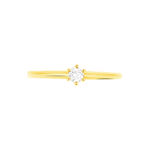 Bague Solitaire Orleane Or Jaune Diamant - Solitaires Femme | Marc Orian
