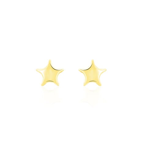 Boucles D'oreilles Puces Alphonsine Etoile Or Jaune - Puces Femme | Marc Orian