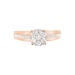 Bague Kate Or Rose Diamant - Parures de mariage Femme | Marc Orian