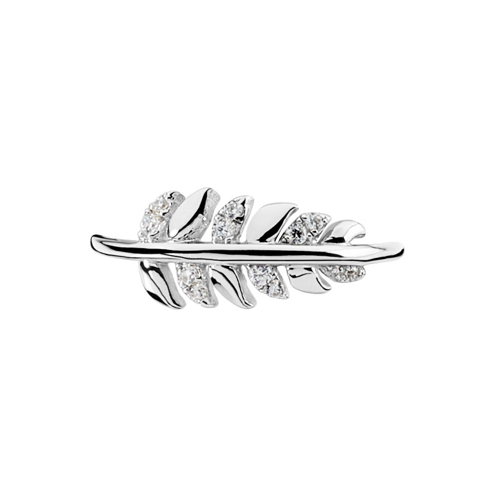 Bague Jade Argent Blanc Oxyde De Zirconium -  Femme | Marc Orian