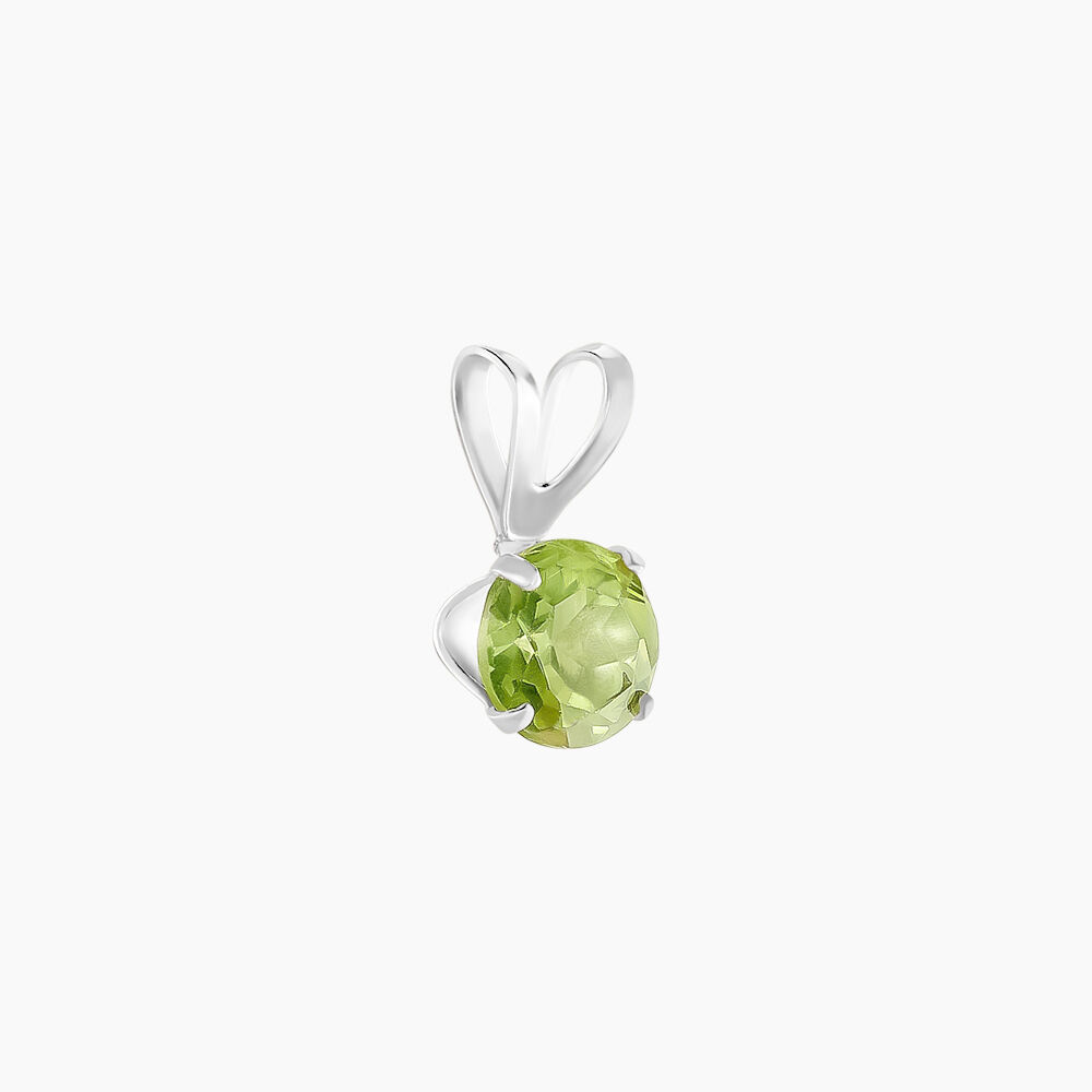 Pendentif Pepilla Or Blanc Péridot - Pendentifs Femme | Marc Orian