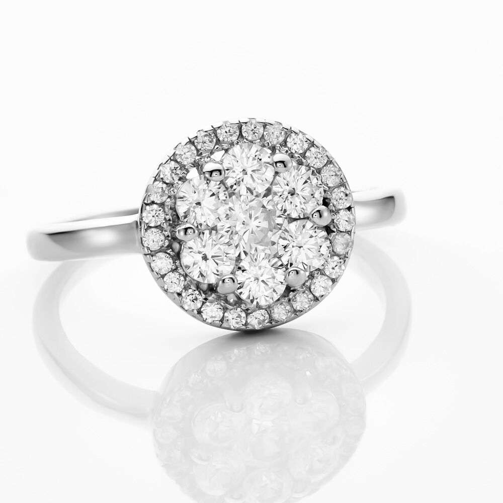 Bague Eryne Argent Blanc Oxyde De Zirconium - Bagues avec pierre Femme | Marc Orian