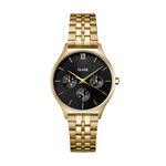 Montre Cluse Minuit Multifonction Noir - Montres &eacute;tanches Femme | Marc Orian