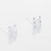 Boucles D'oreilles Puces Or Blanc Doreen Oxydes De Zirconium - Puces Famille | Marc Orian
