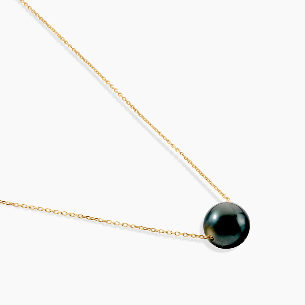 Collier Sissy Or Jaune Perle De Culture De Tahiti - Colliers avec pierres Femme | Marc Orian