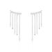 Boucles D'oreilles Pendantes Cainan Argent Blanc Oxyde De Zirconium - Pendantes Femme | Marc Orian
