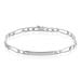 Bracelet Identité Mathea Argent Blanc - Gourmettes Femme | Marc Orian