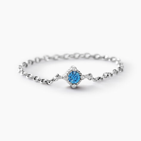 Bague Gily Argent Blanc Oxyde De Zirconium - Solitaires Femme | Marc Orian