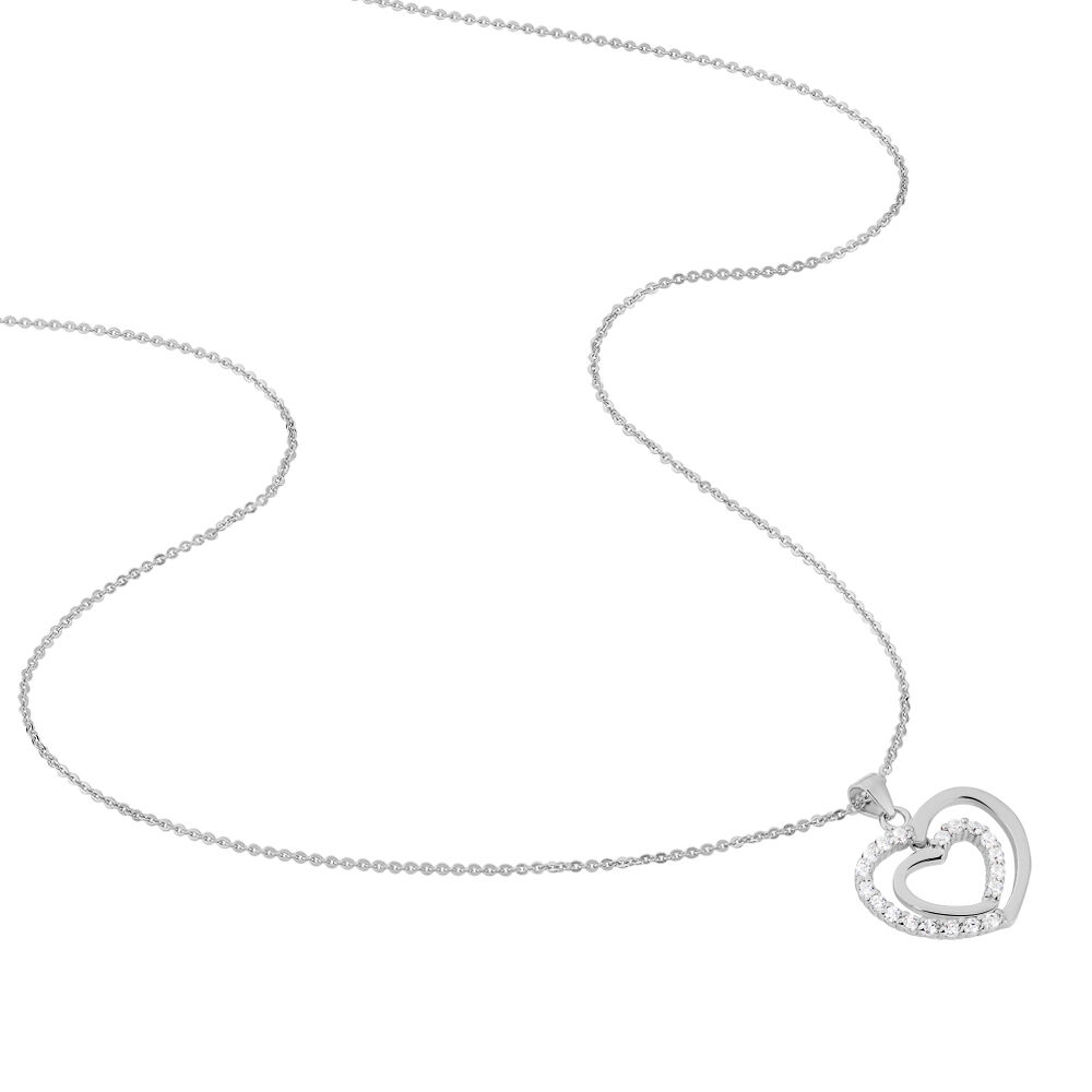 Collier Annabelle Argent Blanc Oxyde De Zirconium - Colliers avec pierres Femme | Marc Orian