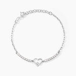 Bracelet Syliana Argent Blanc Oxyde De Zirconium - Bracelets fantaisie Femme | Marc Orian