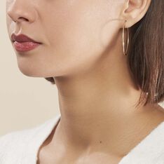 Créoles Valencina Or Jaune - Boucles d'oreilles Créoles Femme | Marc Orian