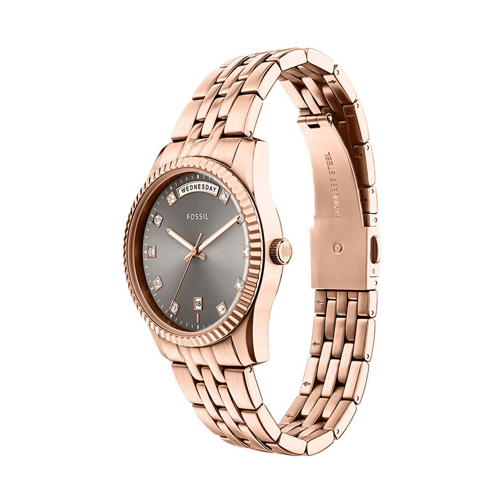 Montre Fossil Scarlette Gris - Montres &eacute;tanches Femme | Marc Orian