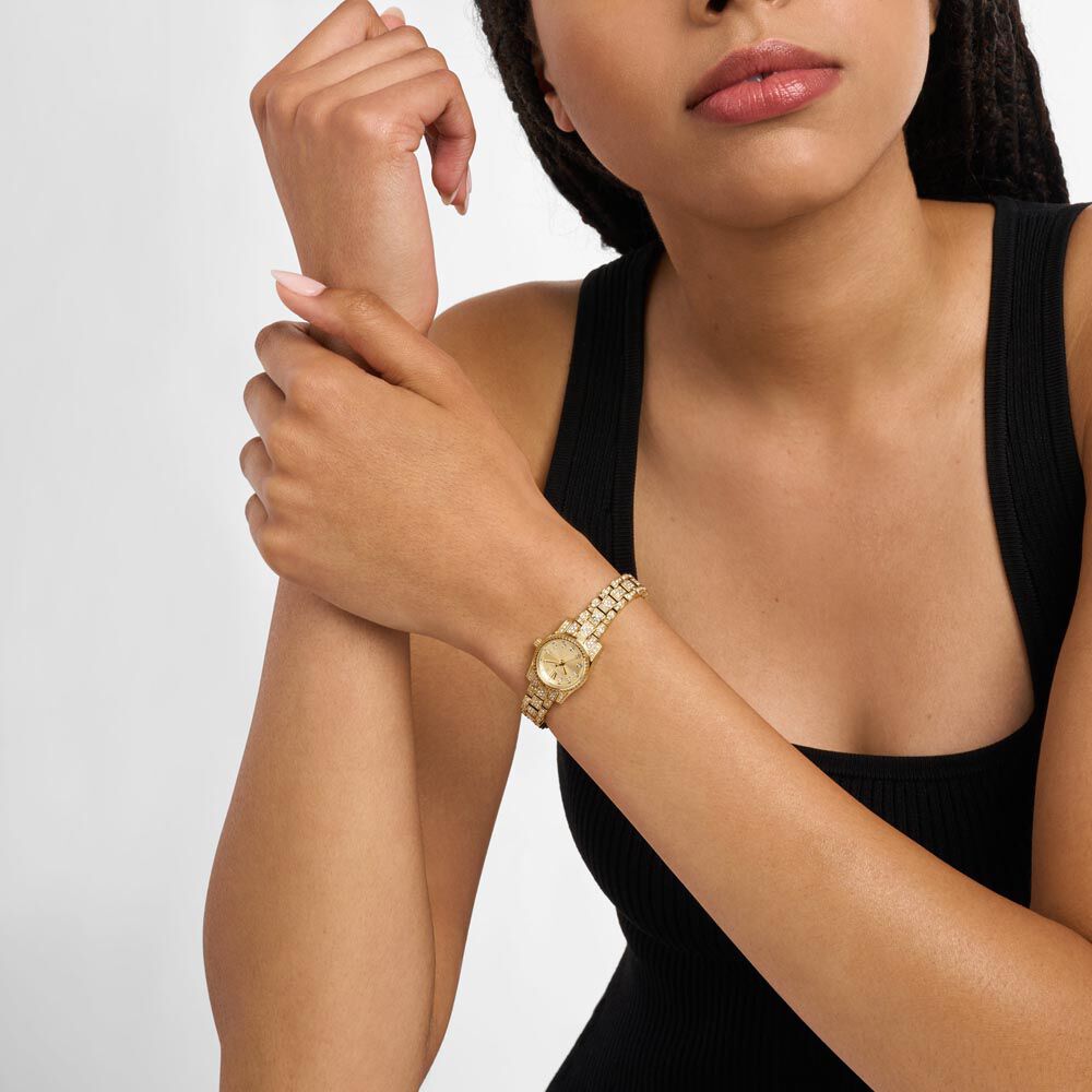 Montre Michael Kors Micro Lexington Doré - Montres étanches Femme | Marc Orian