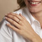 Bague Erma Plaqu&eacute; Or Dor&eacute; Oxyde De Zirconium - Bijoux fantaisie Femme | Marc Orian