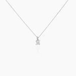 Collier Argent Blanc Jenah Oxyde De Zirconium - Colliers solitaires Femme | Marc Orian