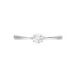 Bague Solitaire Or Blanc Solenia Diamant - Parures de mariage Femme | Marc Orian