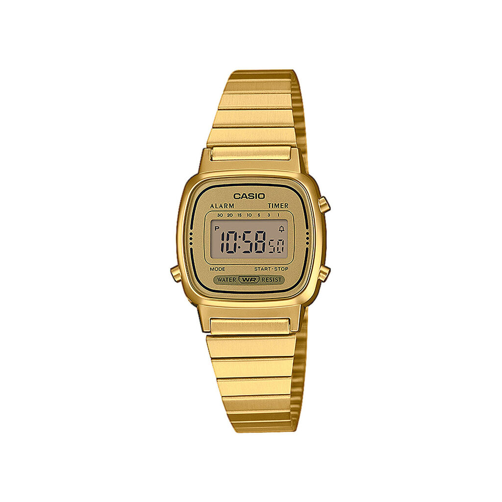 Montre Casio Collection Vintage Champagne - Montres &eacute;tanches Femme | Marc Orian