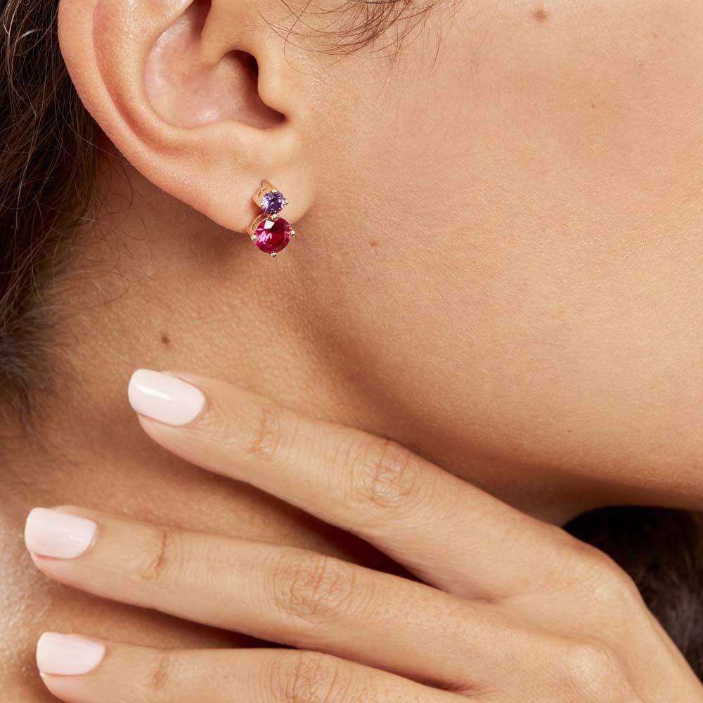 Boucles D'oreilles Pendantes Plaqué Or Janviere Pierres Artificielles - Pendantes Femme | Marc Orian